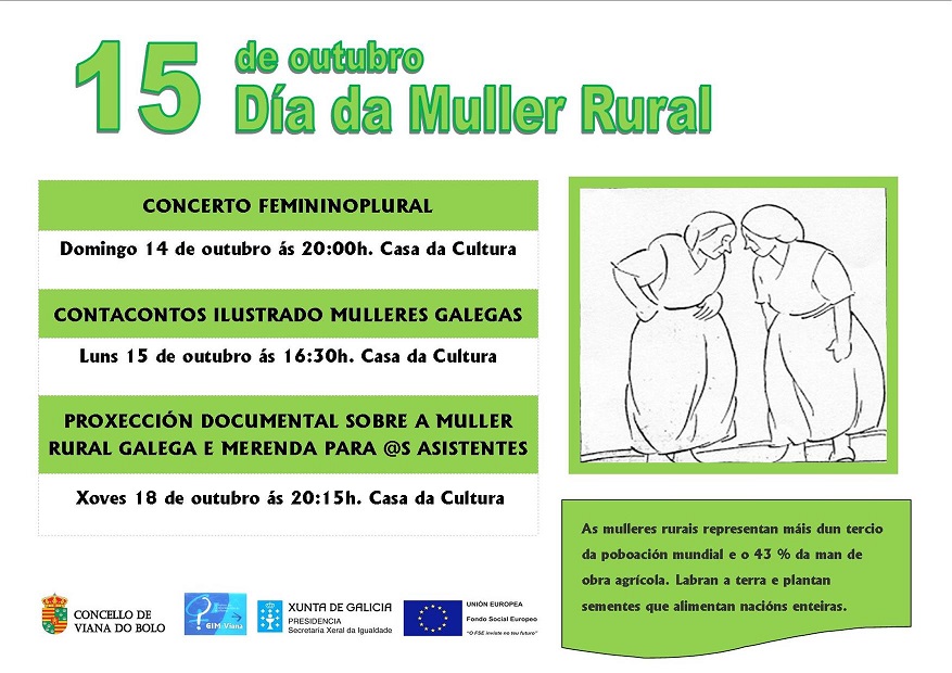 Cartel PROXECCIN DOCUMENTAL POLO DA DA MULLER RURAL