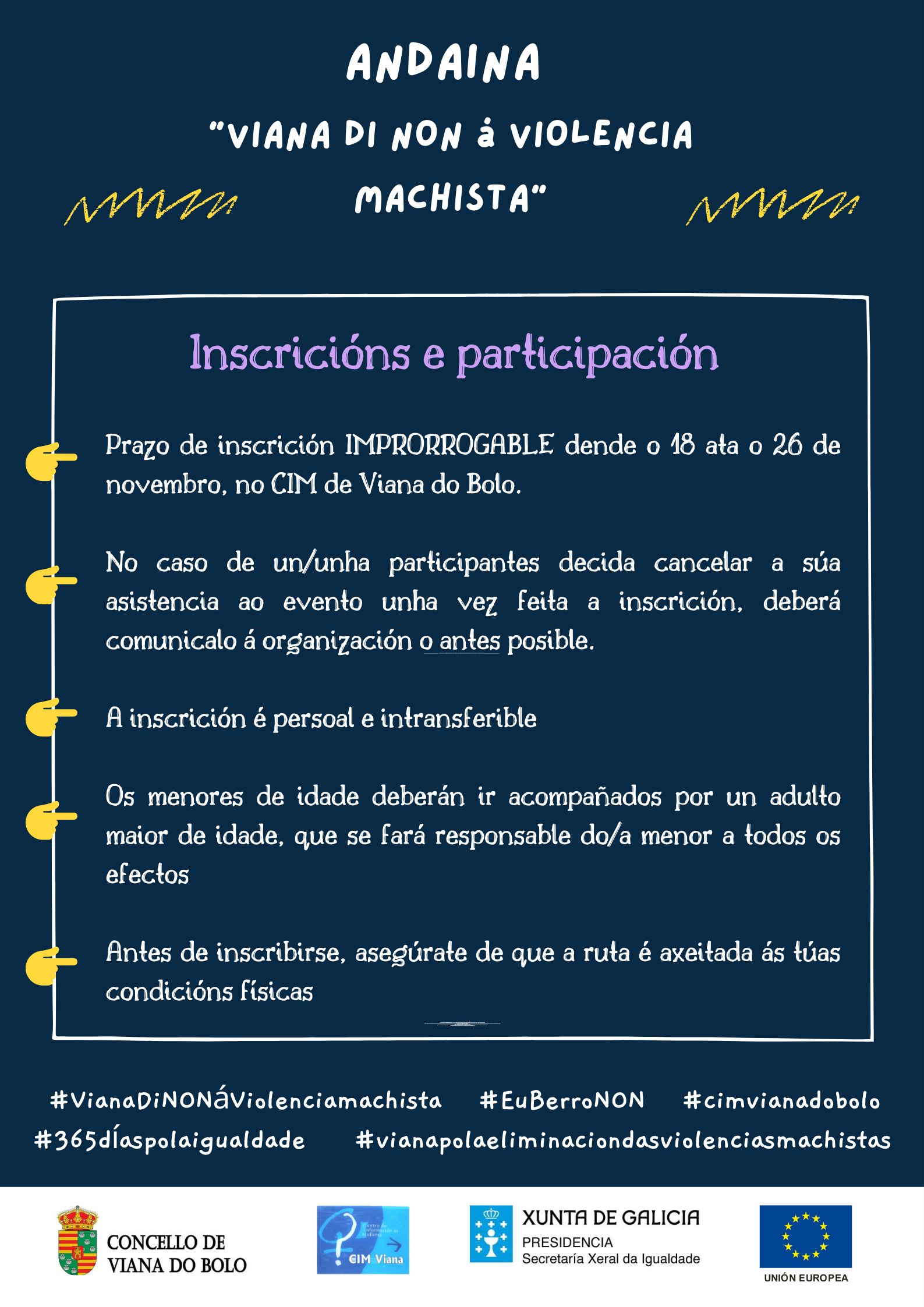 INSCRICIÓNS E PARTICIPACIÓN