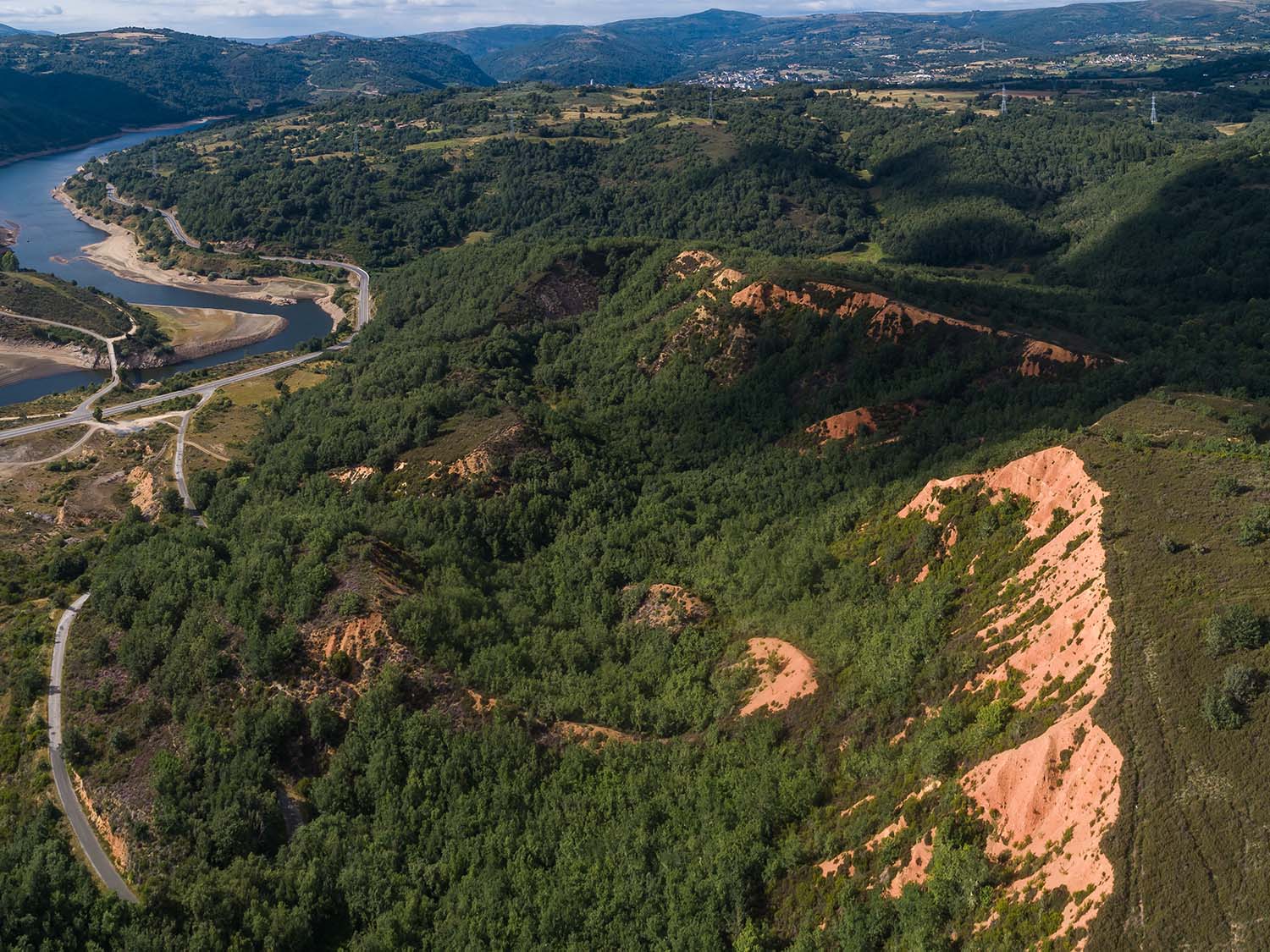 Minas romanas As Borreas en Caldesiños