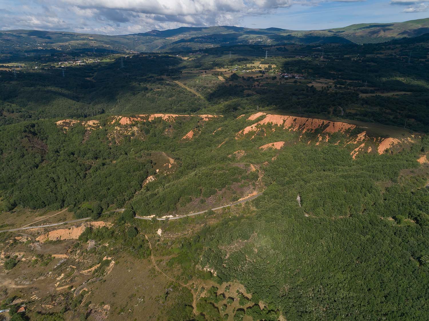 Minas romanas As Borreas en Caldesiños