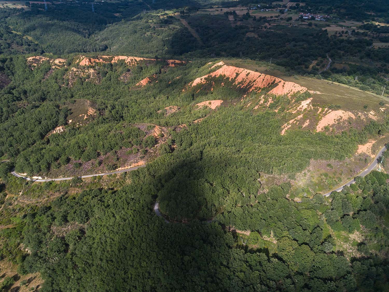 Mina das Borreas, en Caldesiños